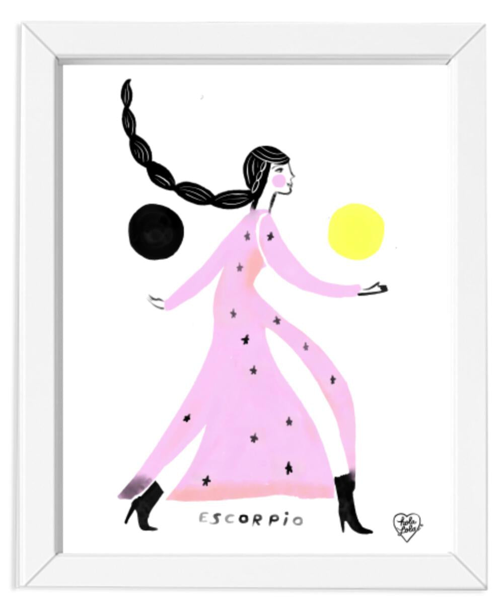 Scorpio Zodiac Sign Art Print