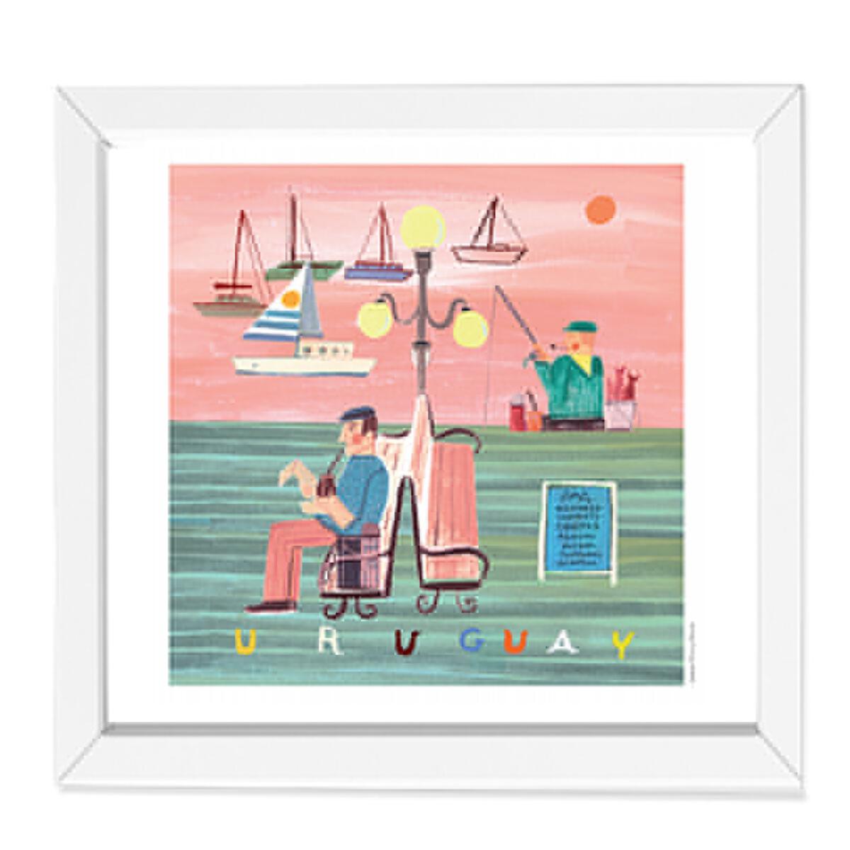 Uruguay Art Print