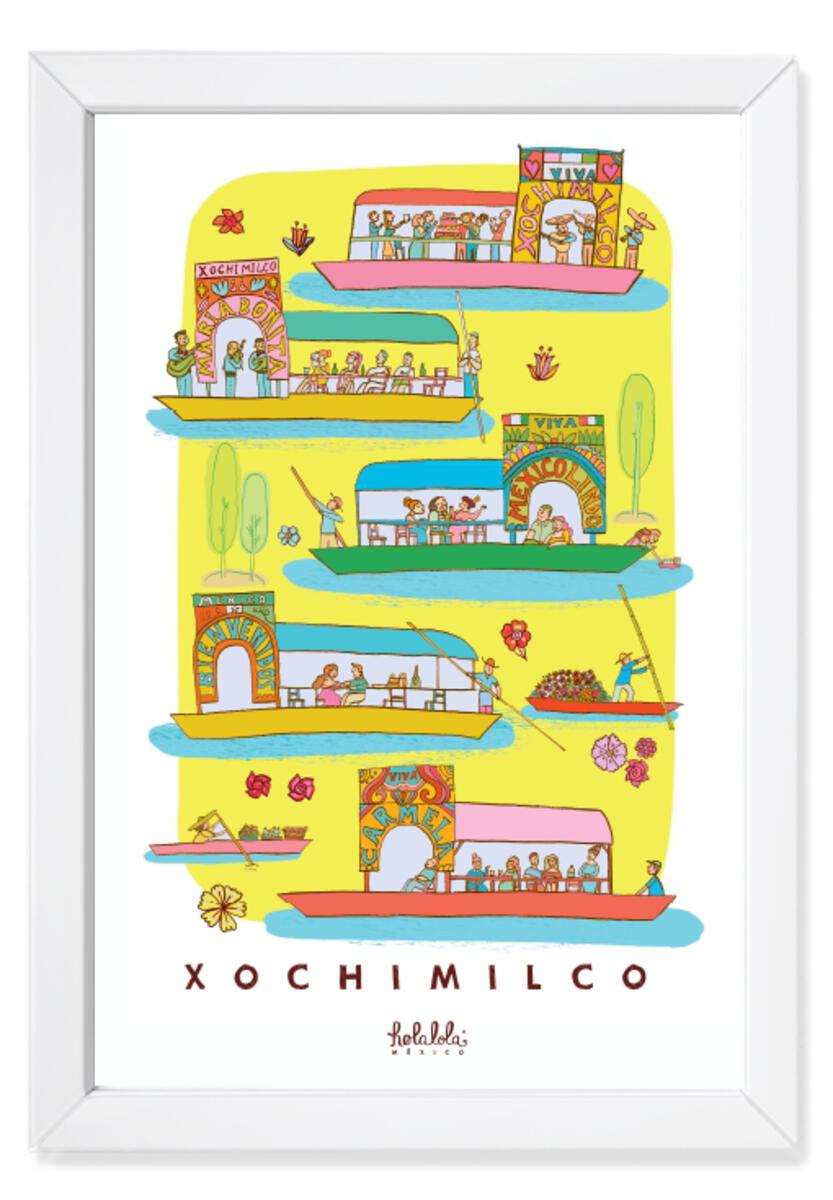 Mexico Xochimilco Art Print
