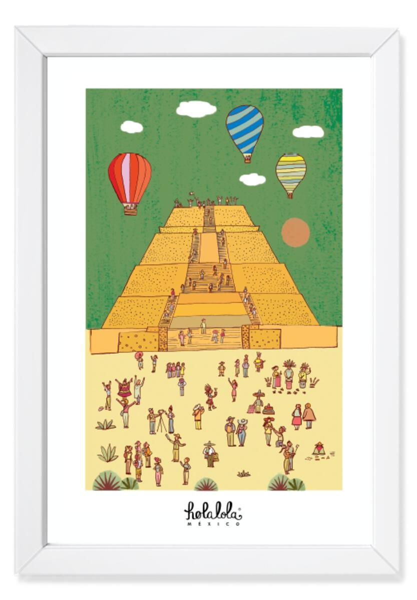 Mexico Pirámides Art Print