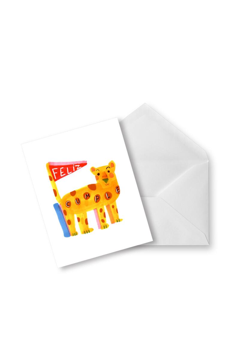 Tarjeta Feliz Cumple Jaguar