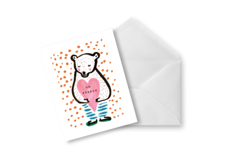 Tarjeta Abrazo de Oso