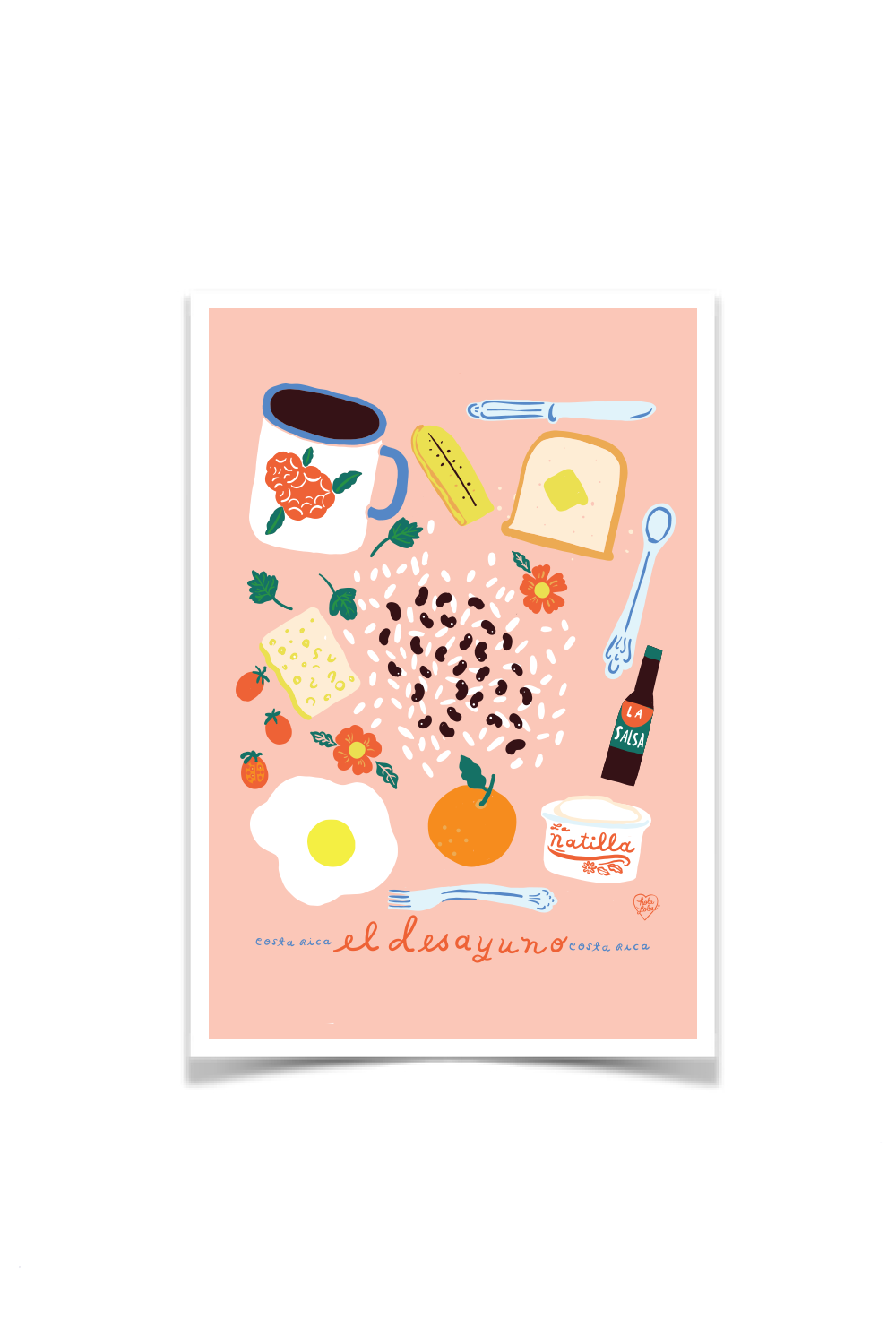 Desayuno Postcard