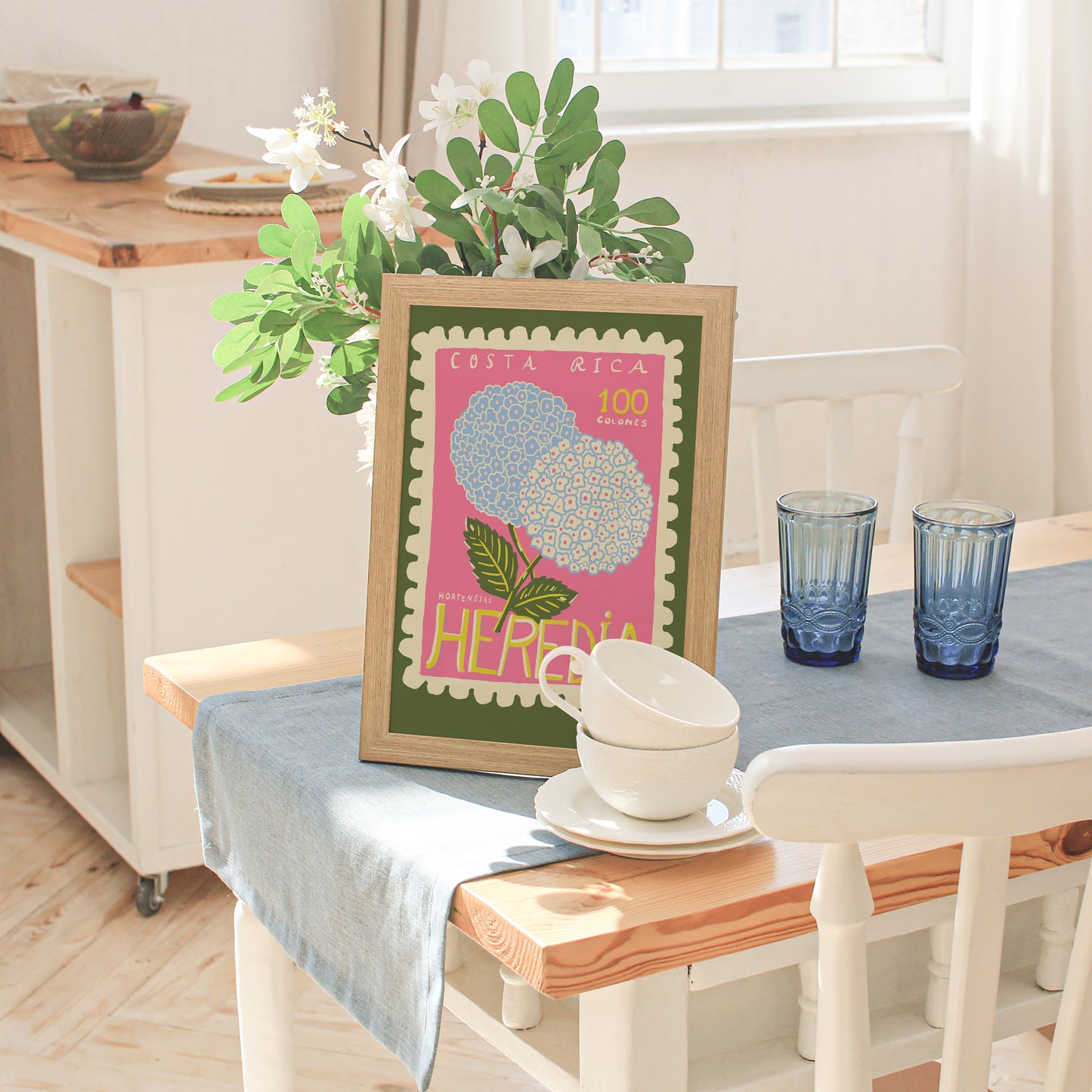 Guanacaste Stamp Art Print