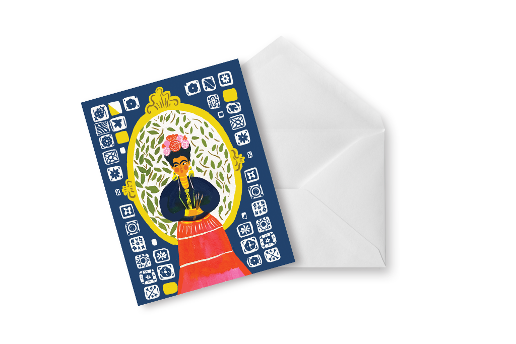 Tarjeta Frida Mosaicos Mexico