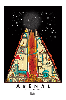 Volcan Magico Postcard