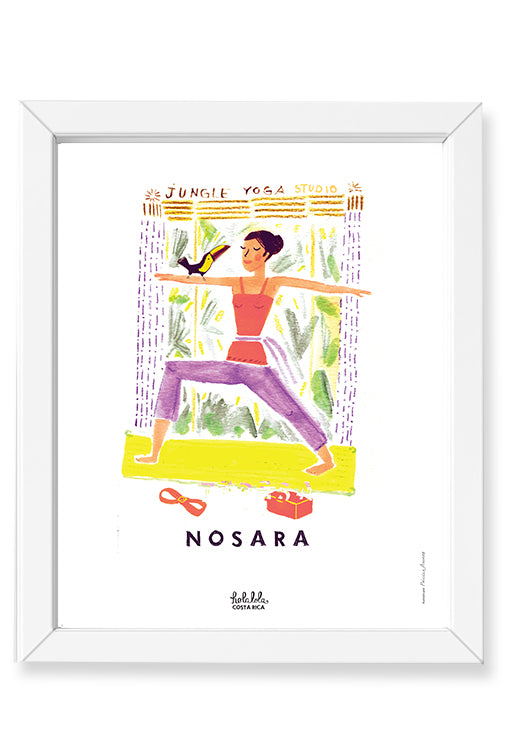 Yoga Nosara Art Print
