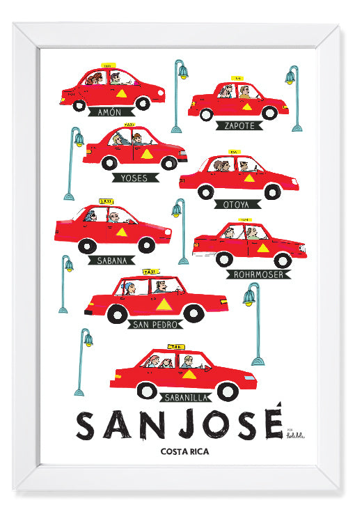 Taxis Art Print