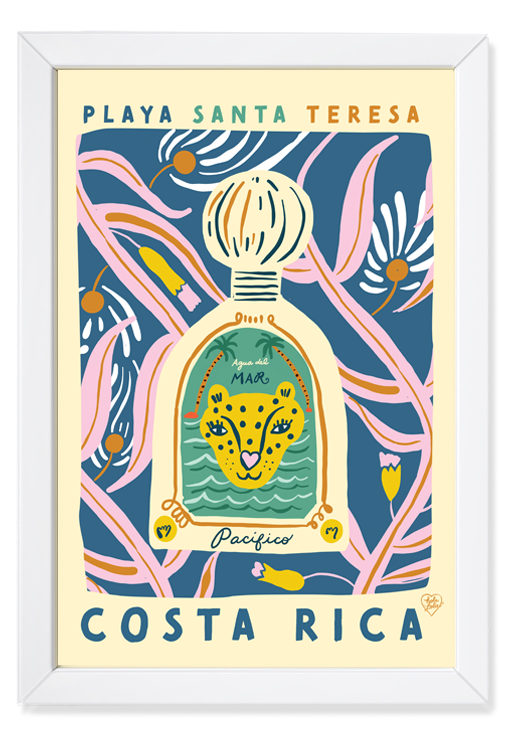 (Santa Teresa) Agua de Mar Art Print