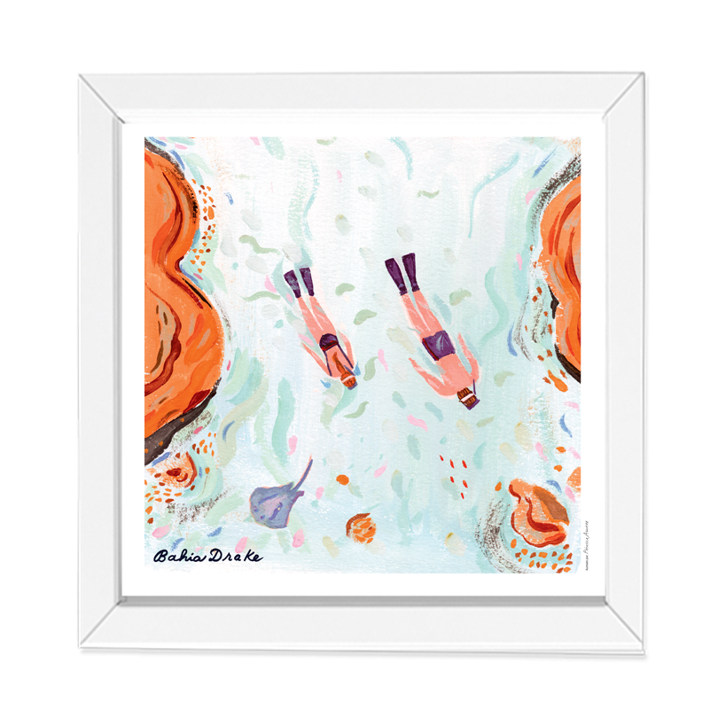 Bahía Drake Art Print