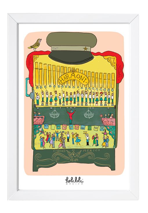 Mexico Organillo Art Print