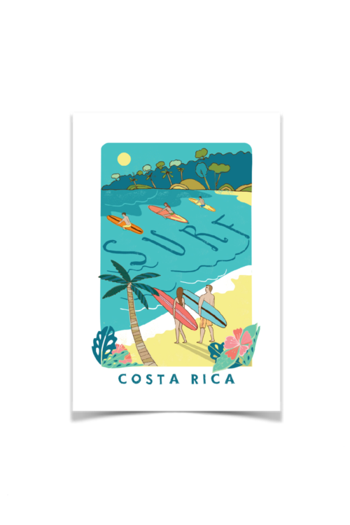 Surf Postcard