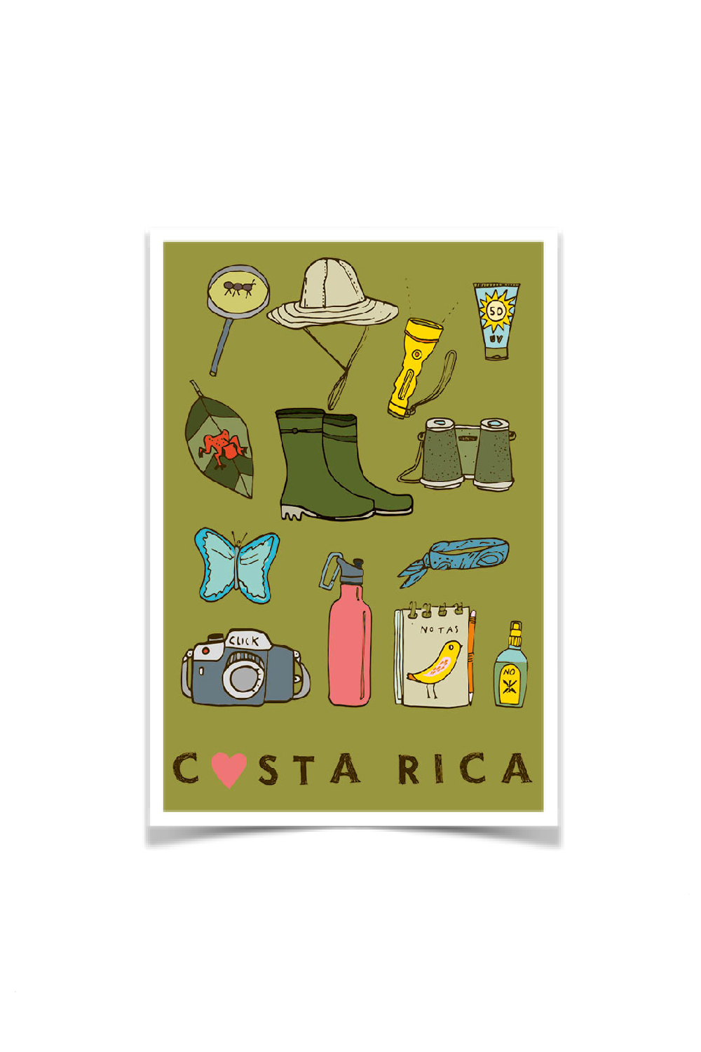 Exploradores Postcard