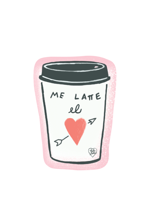 Me latte el corazón Sticker
