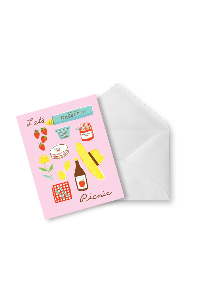 Tarjeta Picnic Baguettte