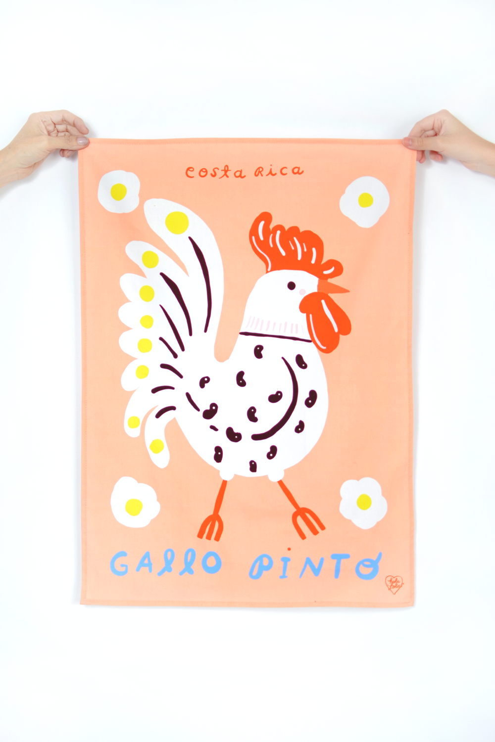 Pinto y Huevos Cotton Tea Towel