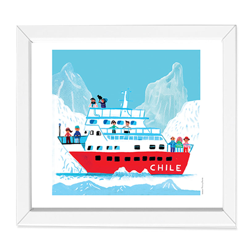 Chile Art Print