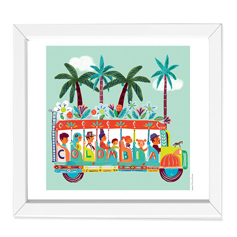 Colombia Art Print