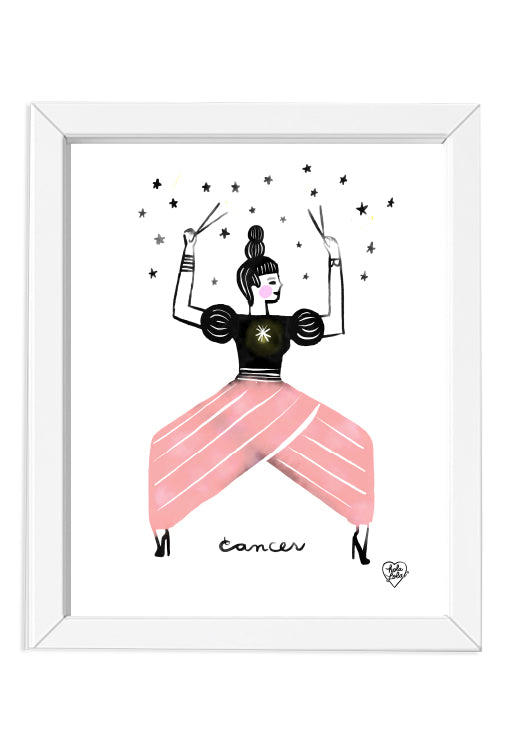 Cancer Zodiac Sign Art Print