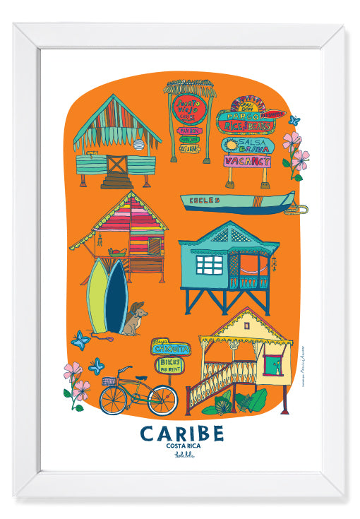Caribe Casitas Art Print