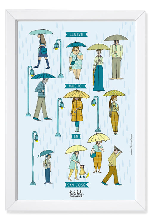 Lluvia Art Print