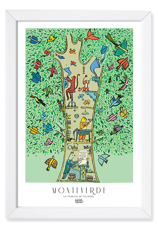 Bird Factory Monteverde Art Print
