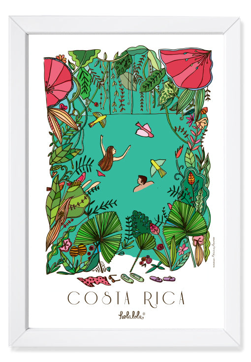 Costa Rica Pozas Art Print