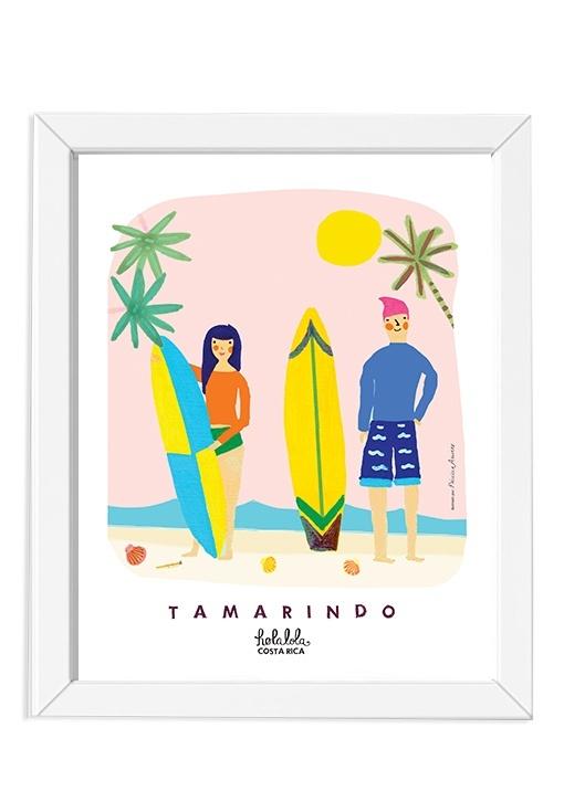 Tamarindo Surf Art Print