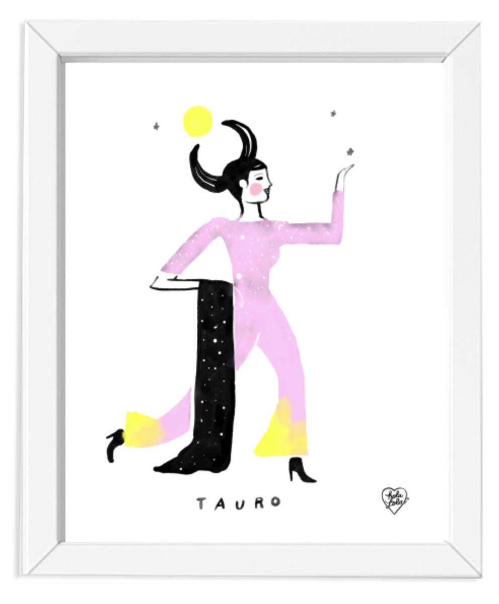 Tauro Zodiac Sign Art Print