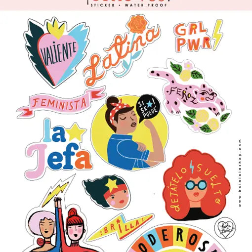Poderosa Sticker Set