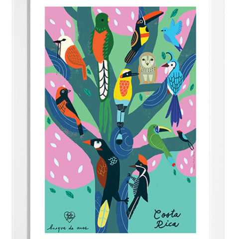 Bird Forest Art Print