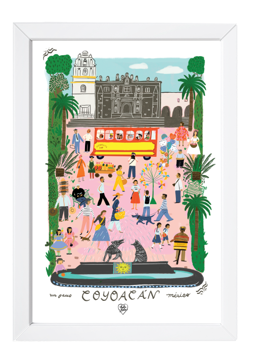 Coyoacán México Art Print