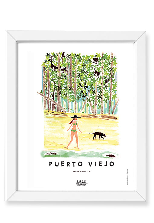 Puerto Viejo Playa Chiquita Art Print