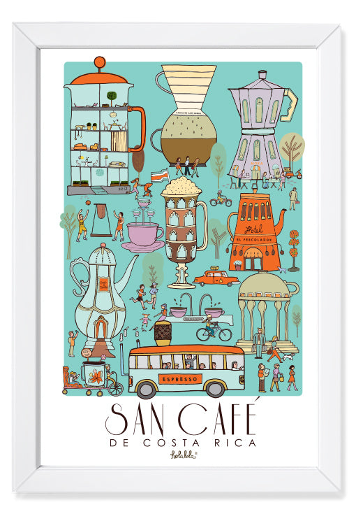 San Café Art Print