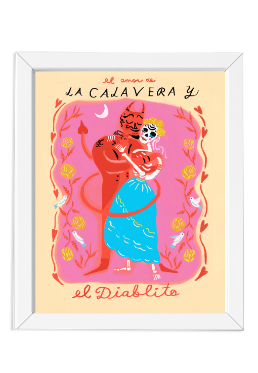 La Calavera y Diablito (Día de muertos México)