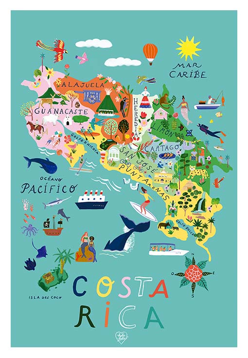Map of Costa Rica Puzzle