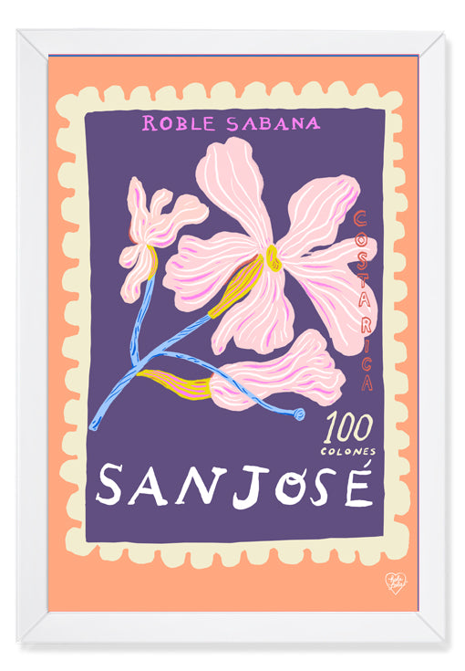 San José Stamp Art Print