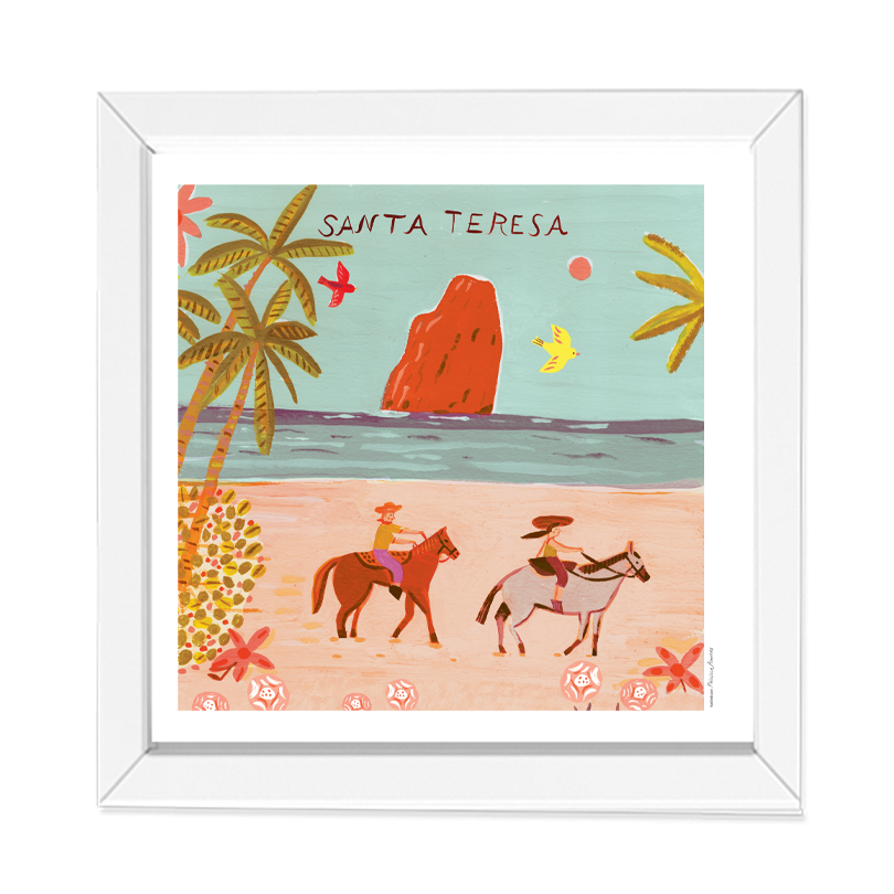 Playa Santa Teresa Art Print