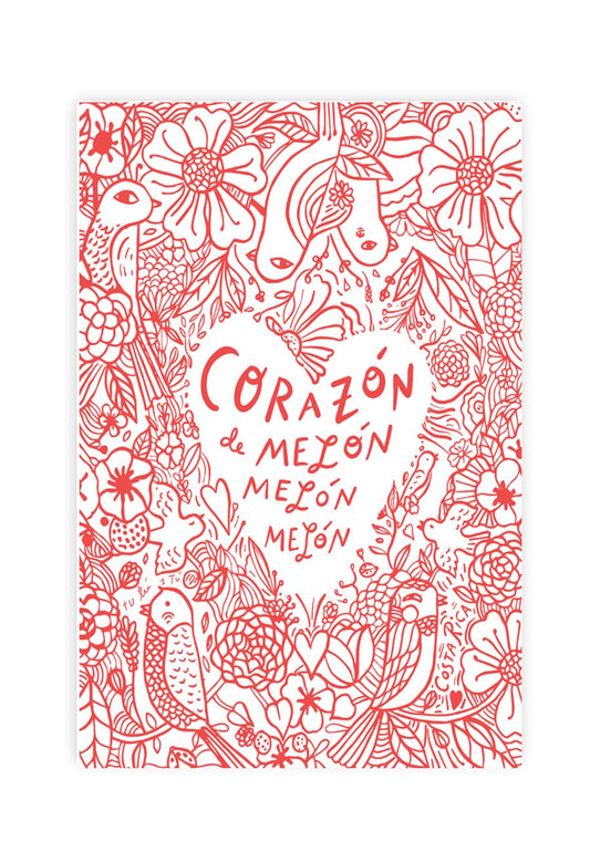 Postcard Corazón de melón