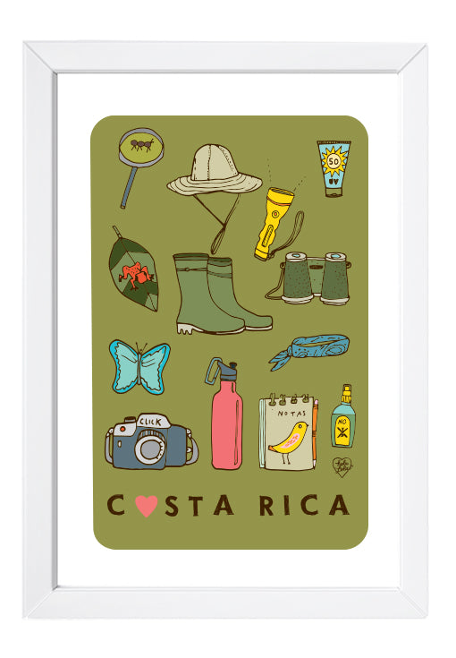 Costa Rica Explorers Art Print