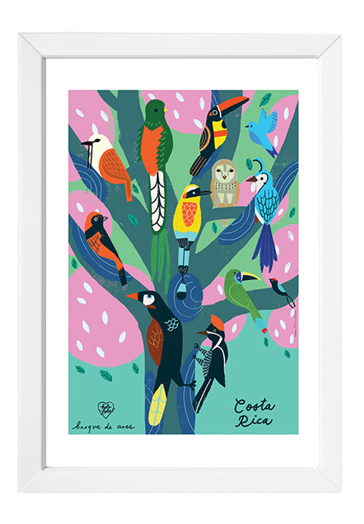 Bosque de Aves Art Print