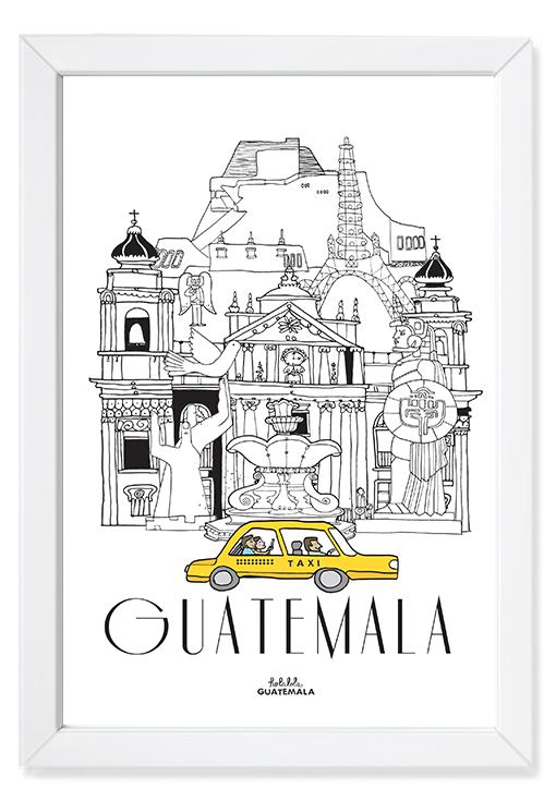 Ciudad de Guatemala Art Print