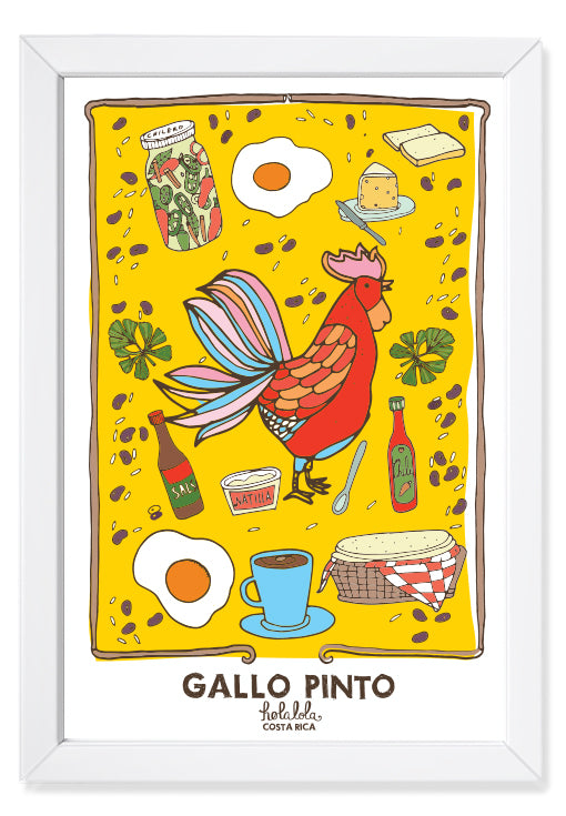 Gallo Pinto Art Print