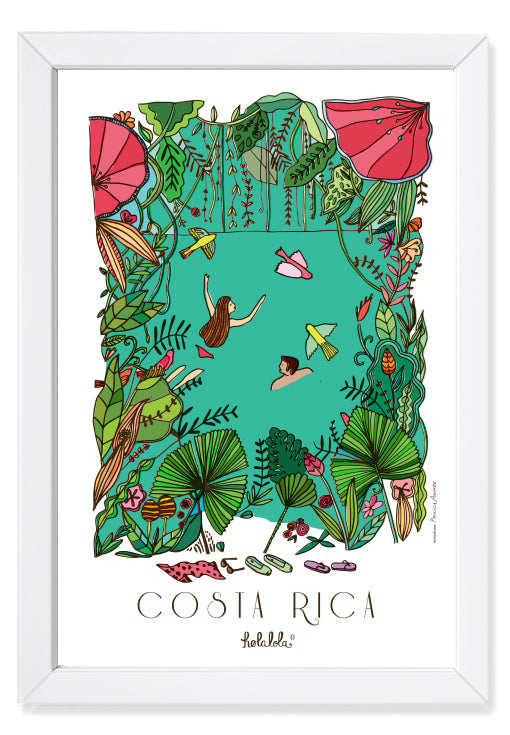 Costa Rica Pozas Art Print