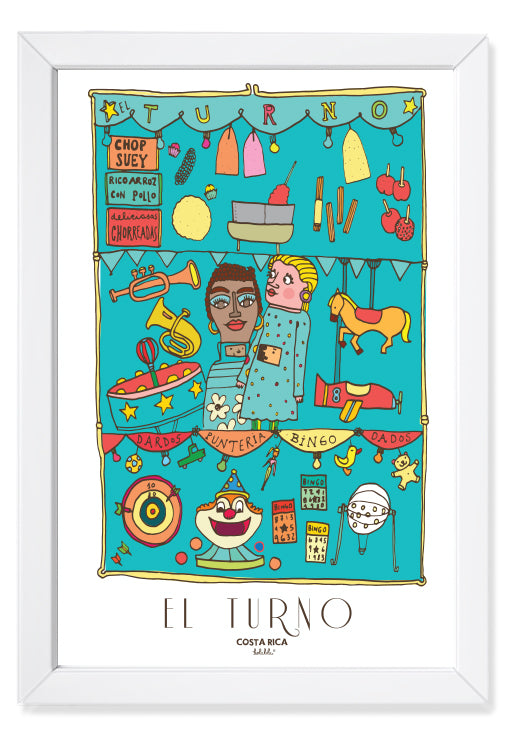 El Turno Art Print