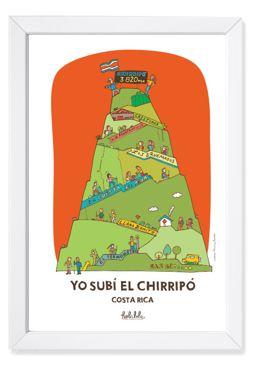 El Chirripó Art Print