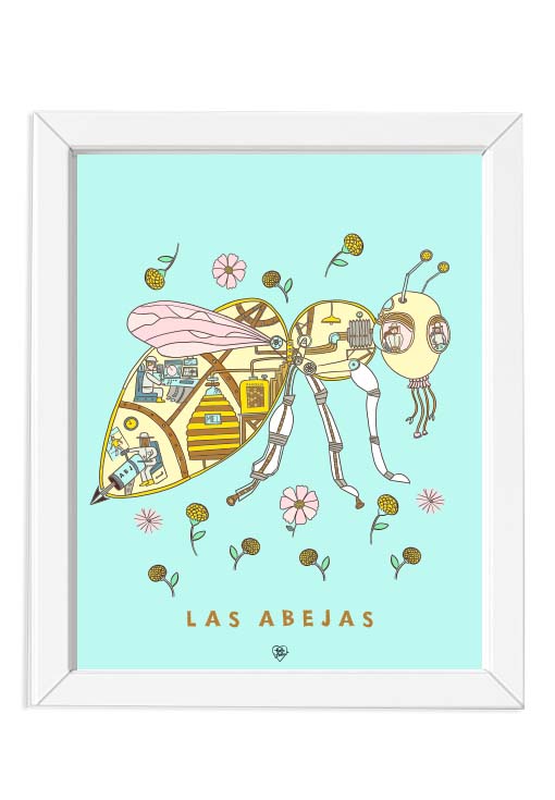 Abejas Pollen Keepers Art Print