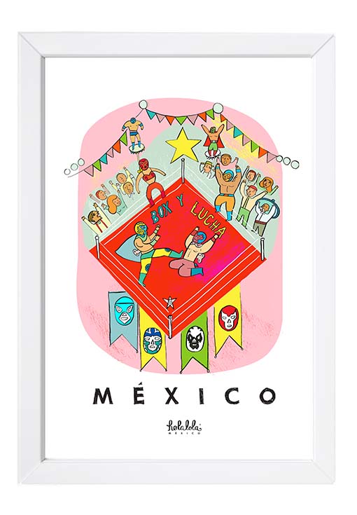Art Print Lucha Libre México