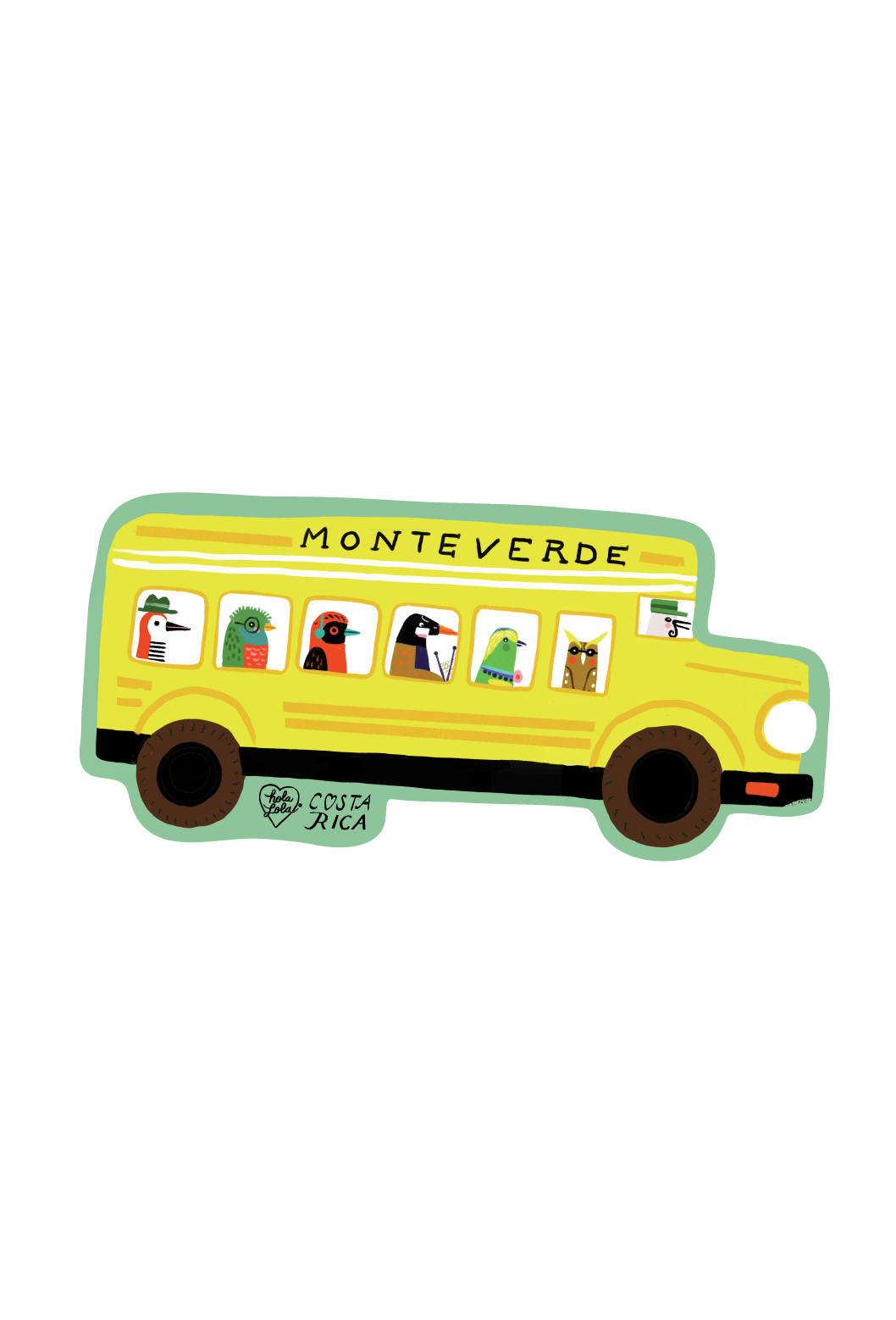 Bus Monteverde Sticker